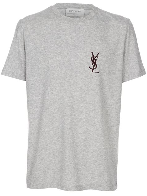 yves saint laurent grey t shirt|yves saint laurent shirts sale.